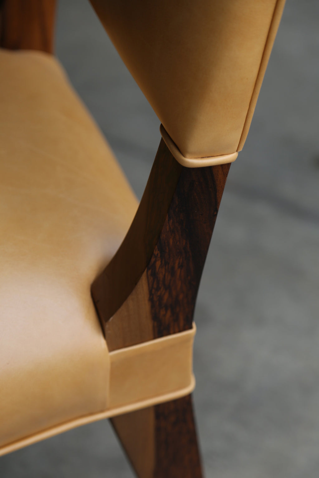 Bruno Chair in Cream Leather