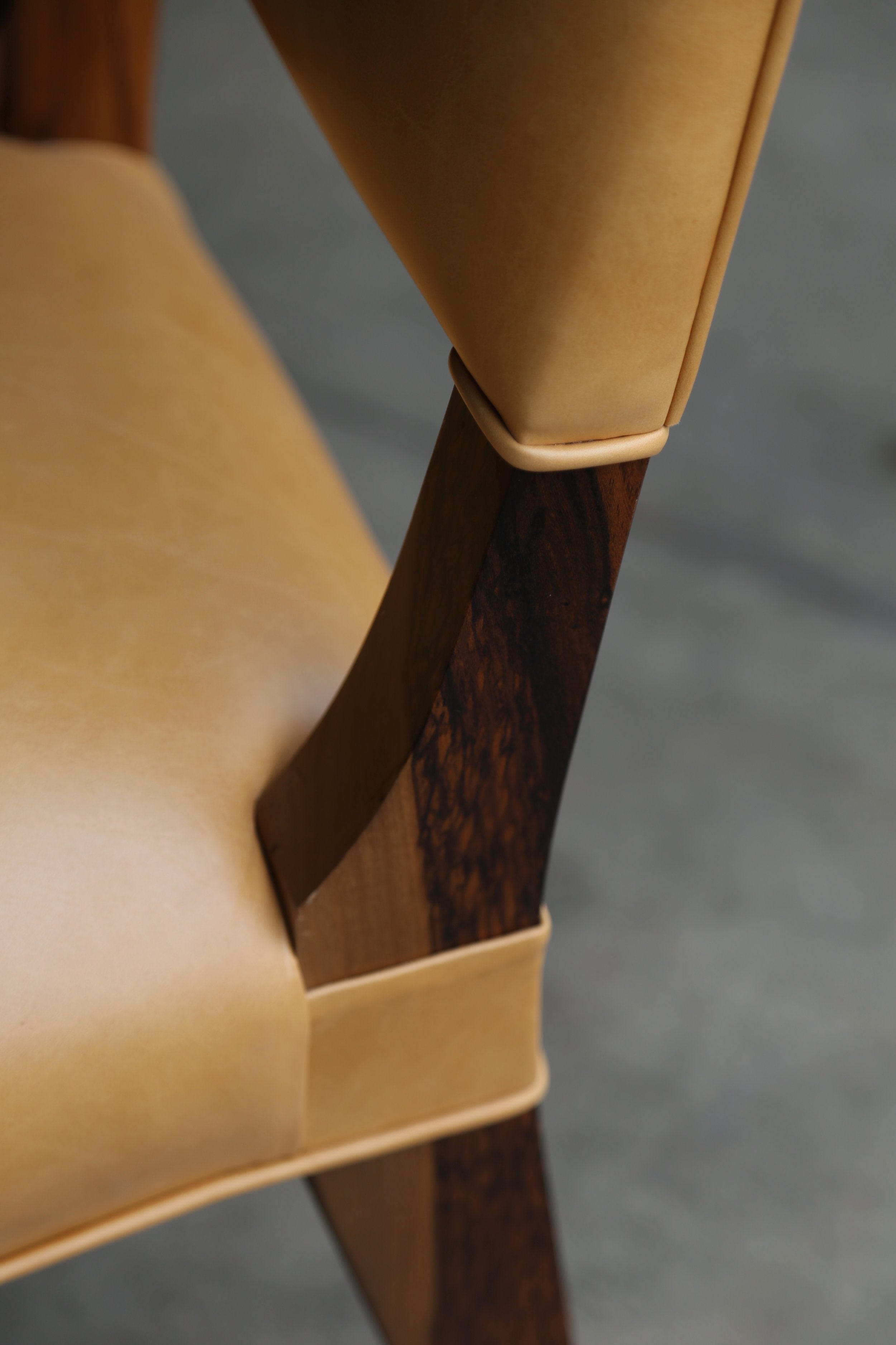 Bruno Chair in Cream Leather