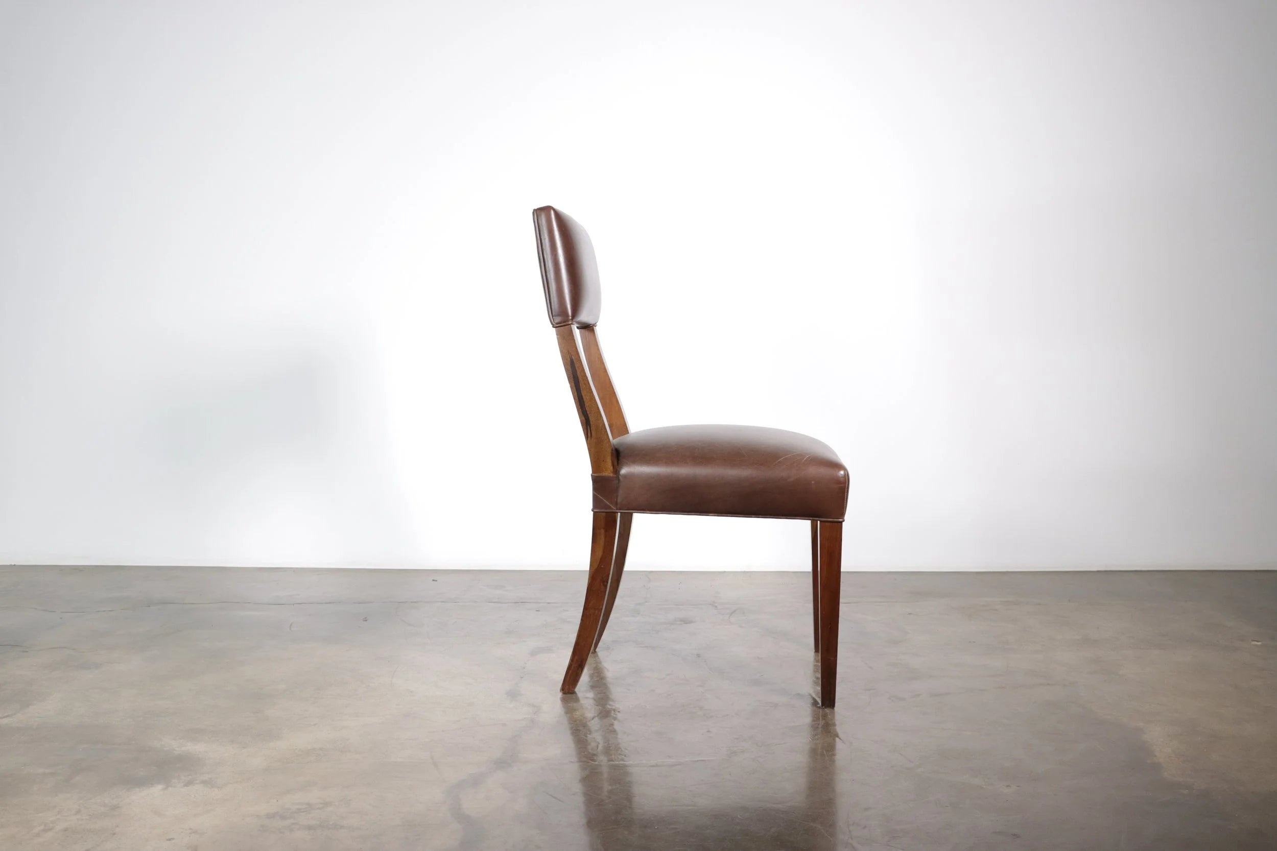 Luca Chair in Chocolate Leather