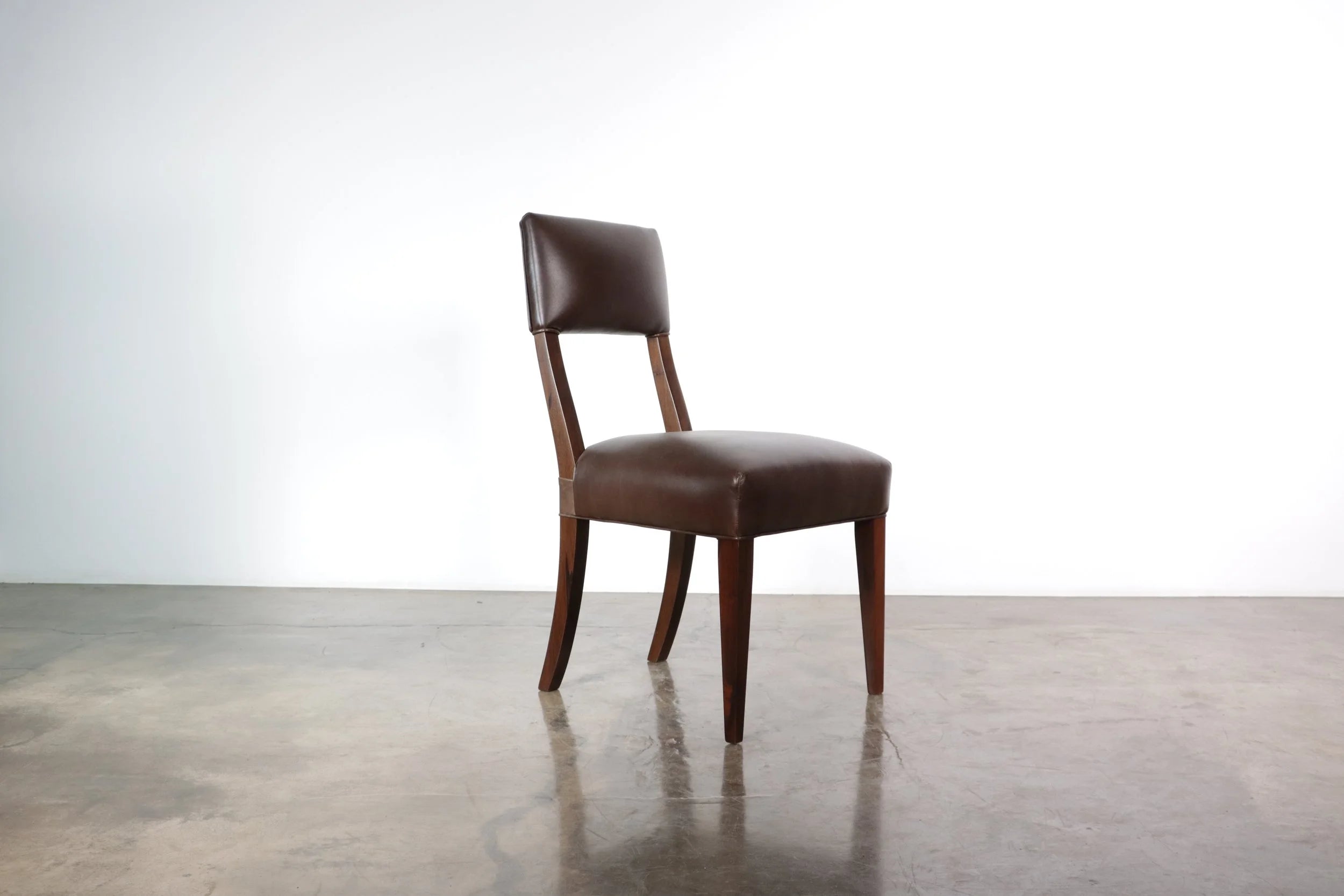 Luca Chair in Chocolate Leather