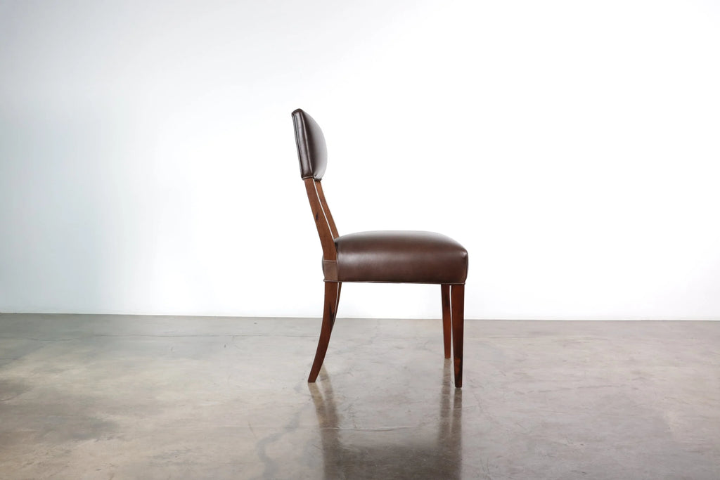 Luca Chair in Chocolate Leather