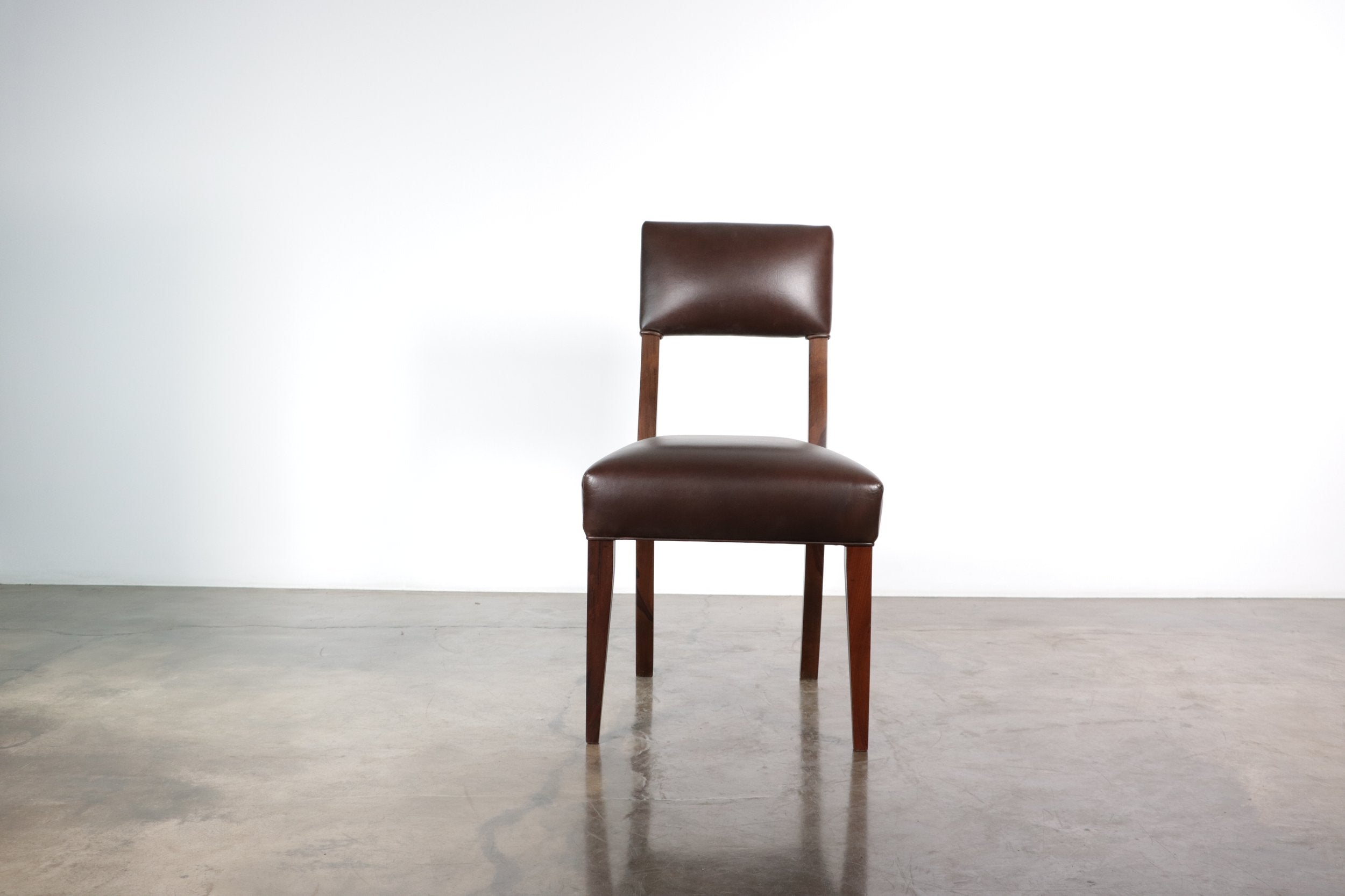 Luca Chair in Chocolate Leather