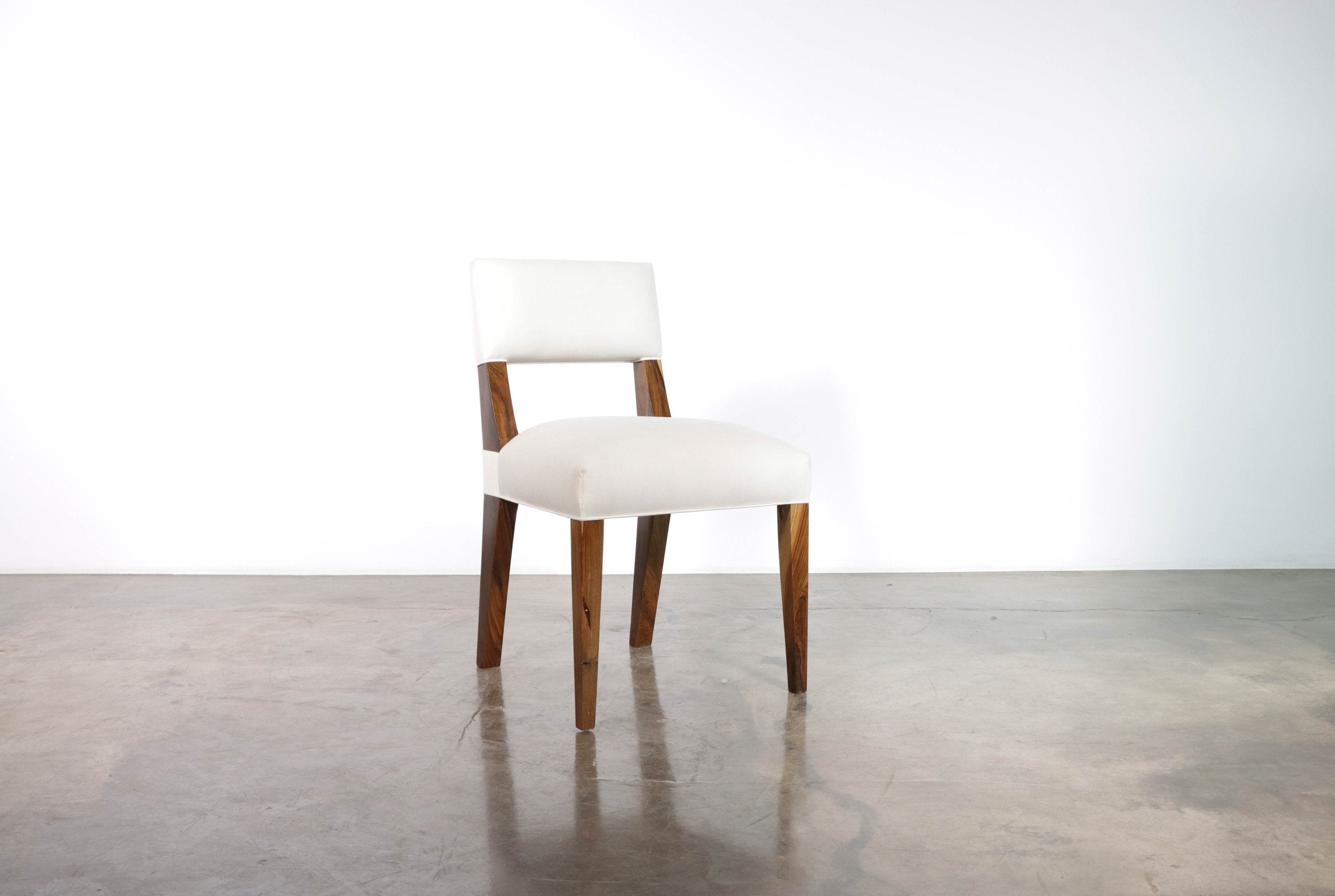 Bruno Chair in White Fabric