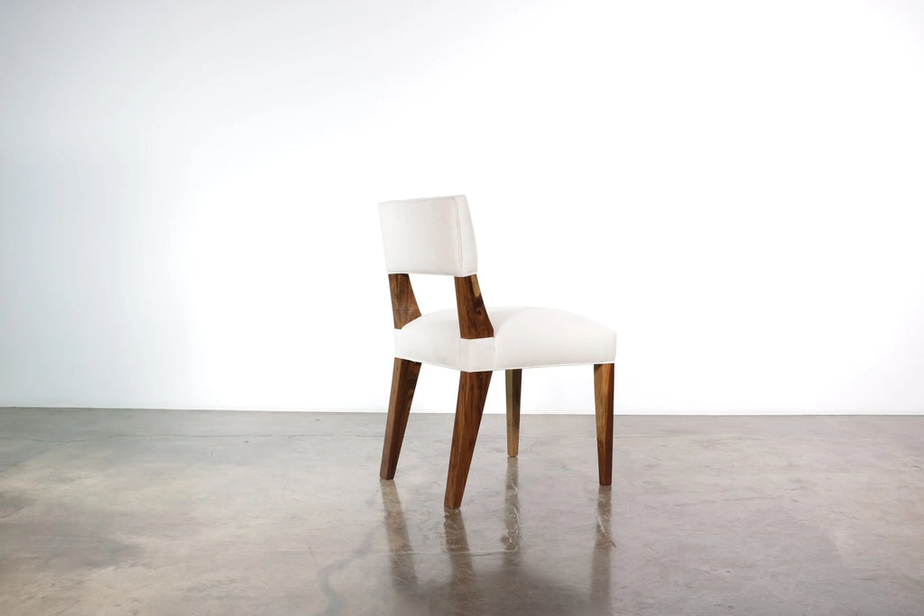 Bruno Chair in White Fabric