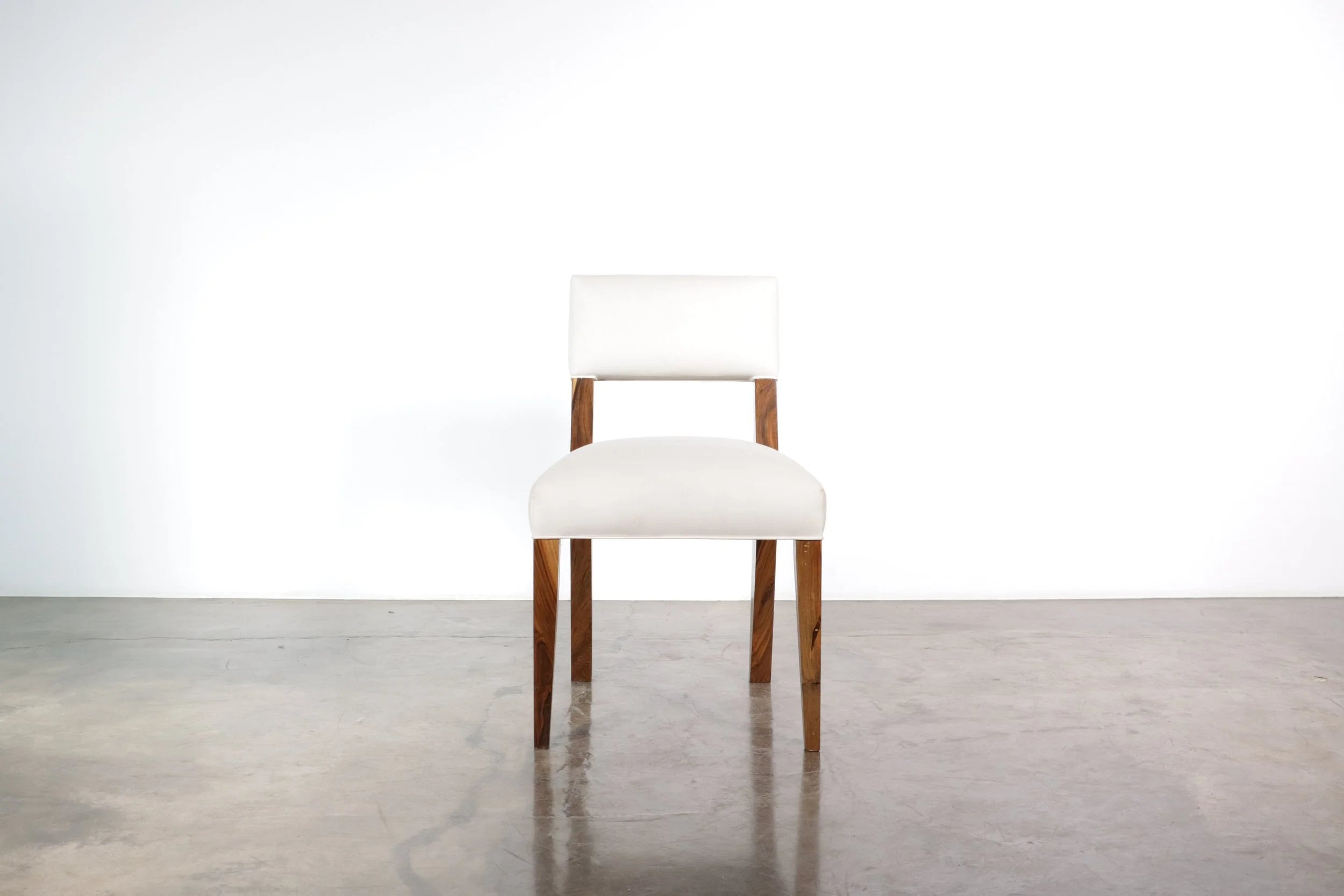 Bruno Chair in White Fabric