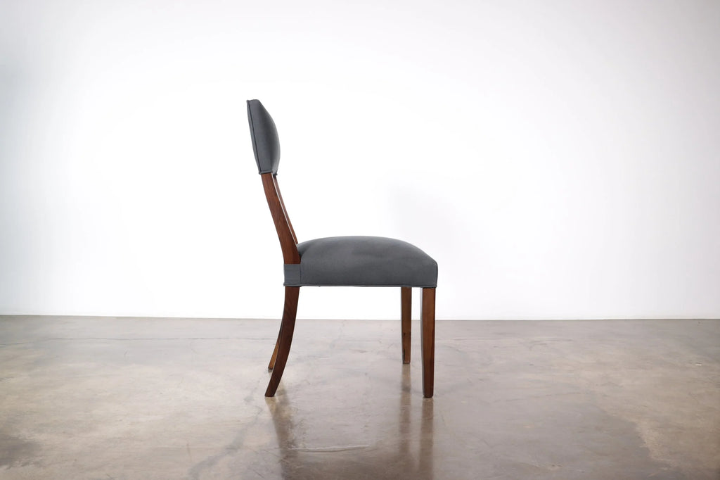 Luca Chair in Grey Fabric