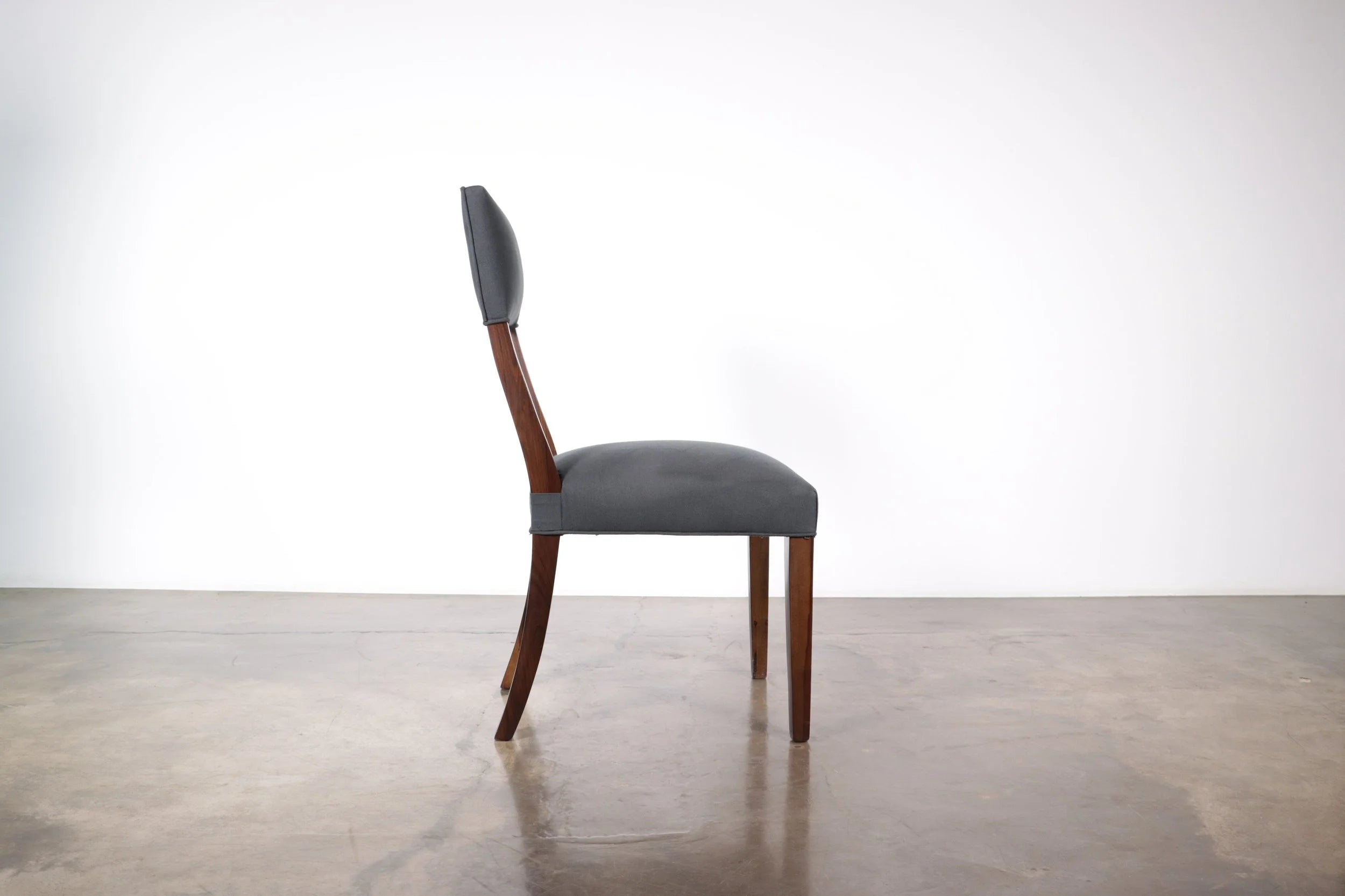 Luca Chair in Grey Fabric