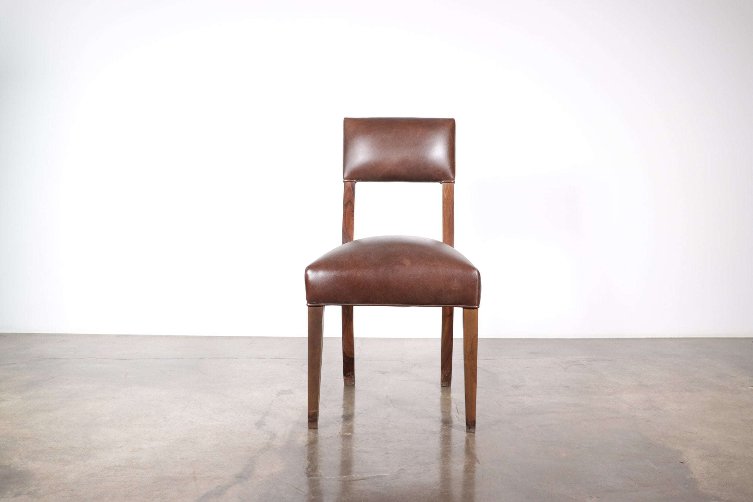 Luca Chair in Chocolate Leather