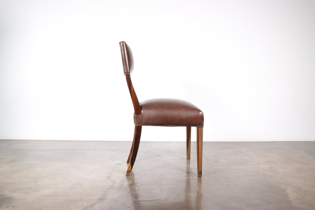 Luca Chair in Chocolate Leather