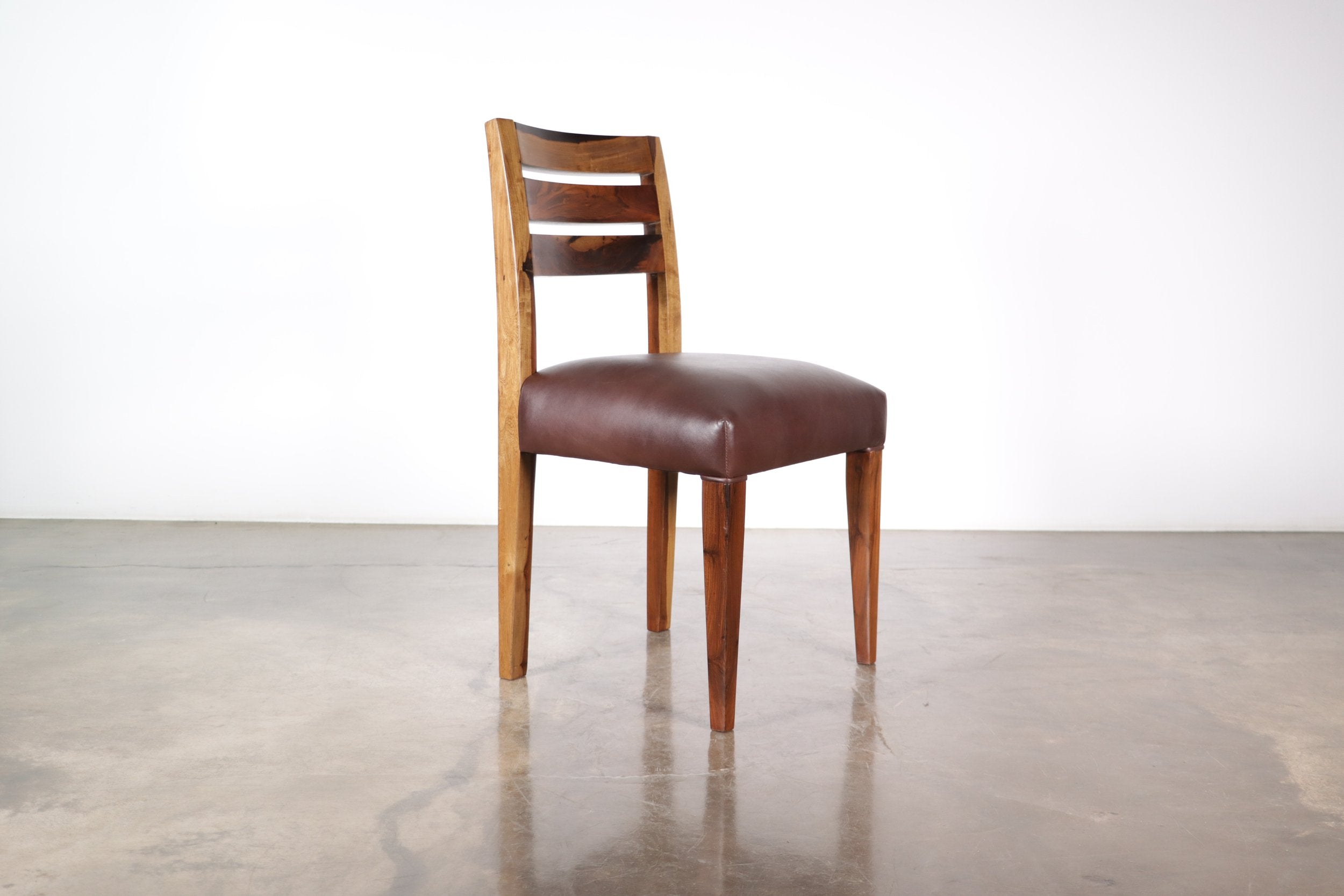 Renzo Chair in Chocolate Leather