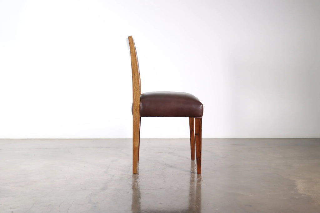 Renzo Chair in Chocolate Leather