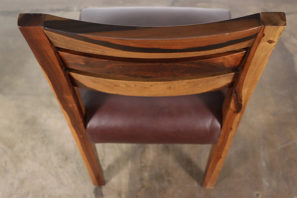 Renzo Chair in Chocolate Leather