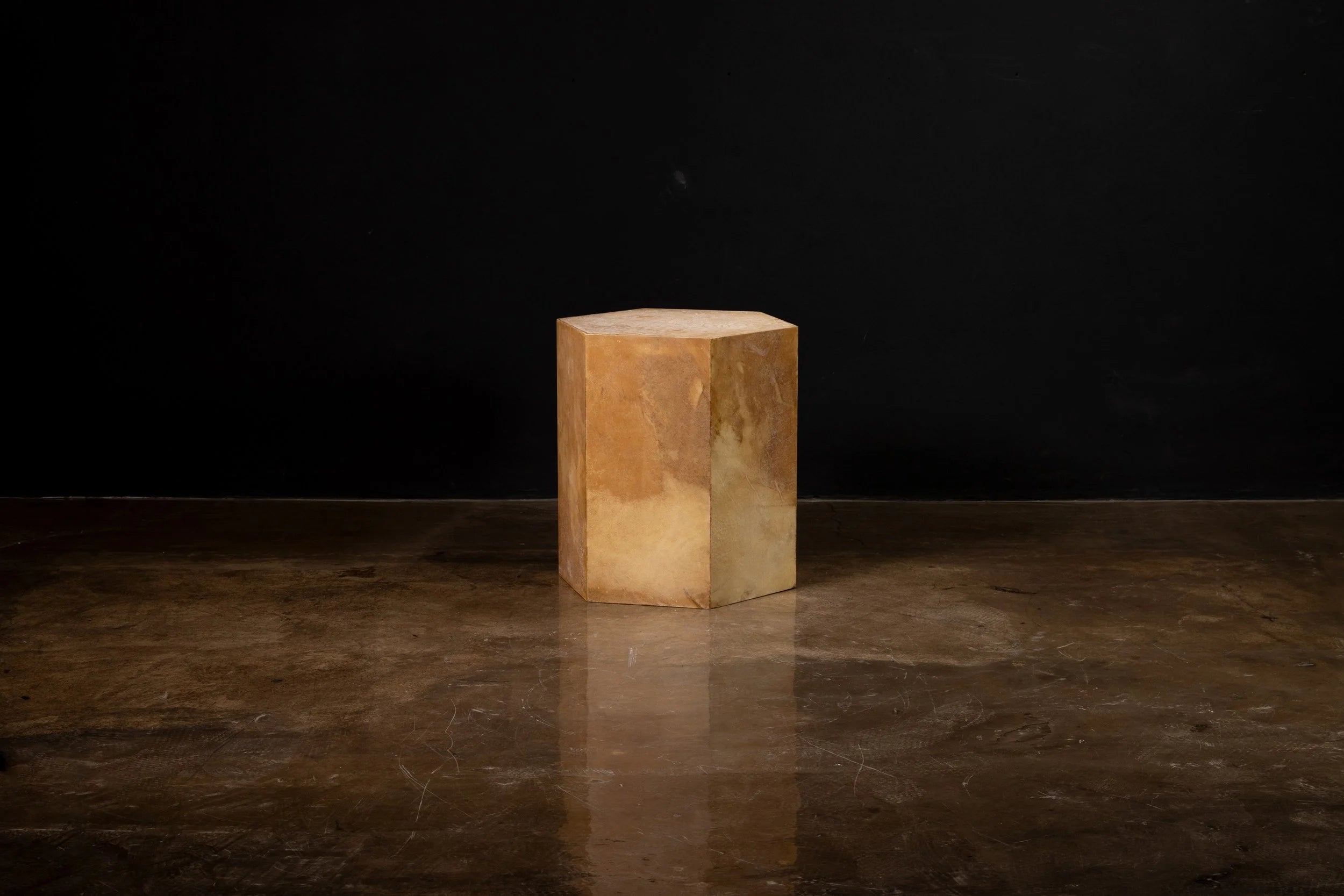 Pergamino Hex Chico Caramel