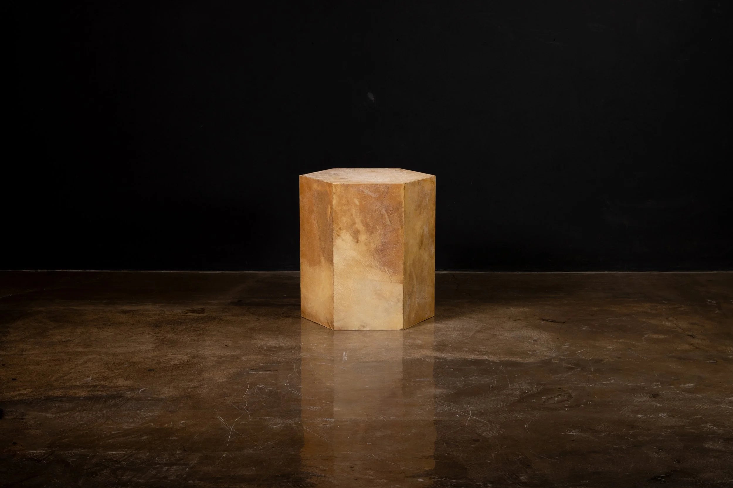Pergamino Hex Chico Caramel