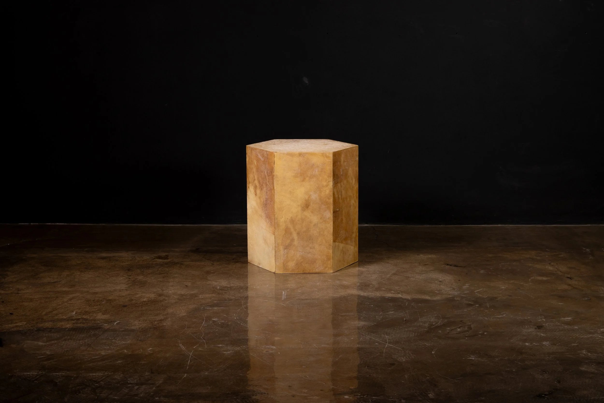 Pergamino Hex Chico Caramel