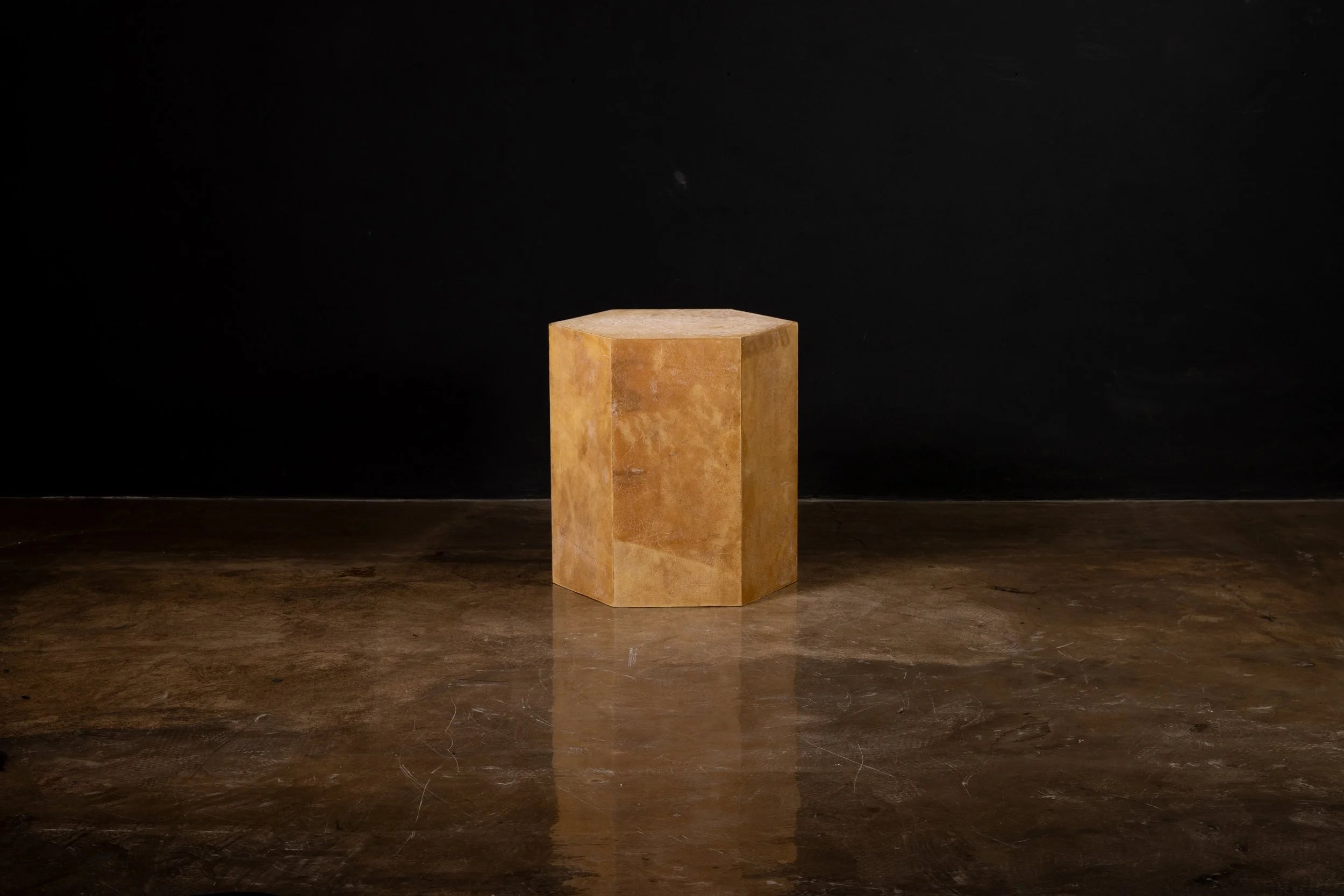 Pergamino Hex Chico Caramel