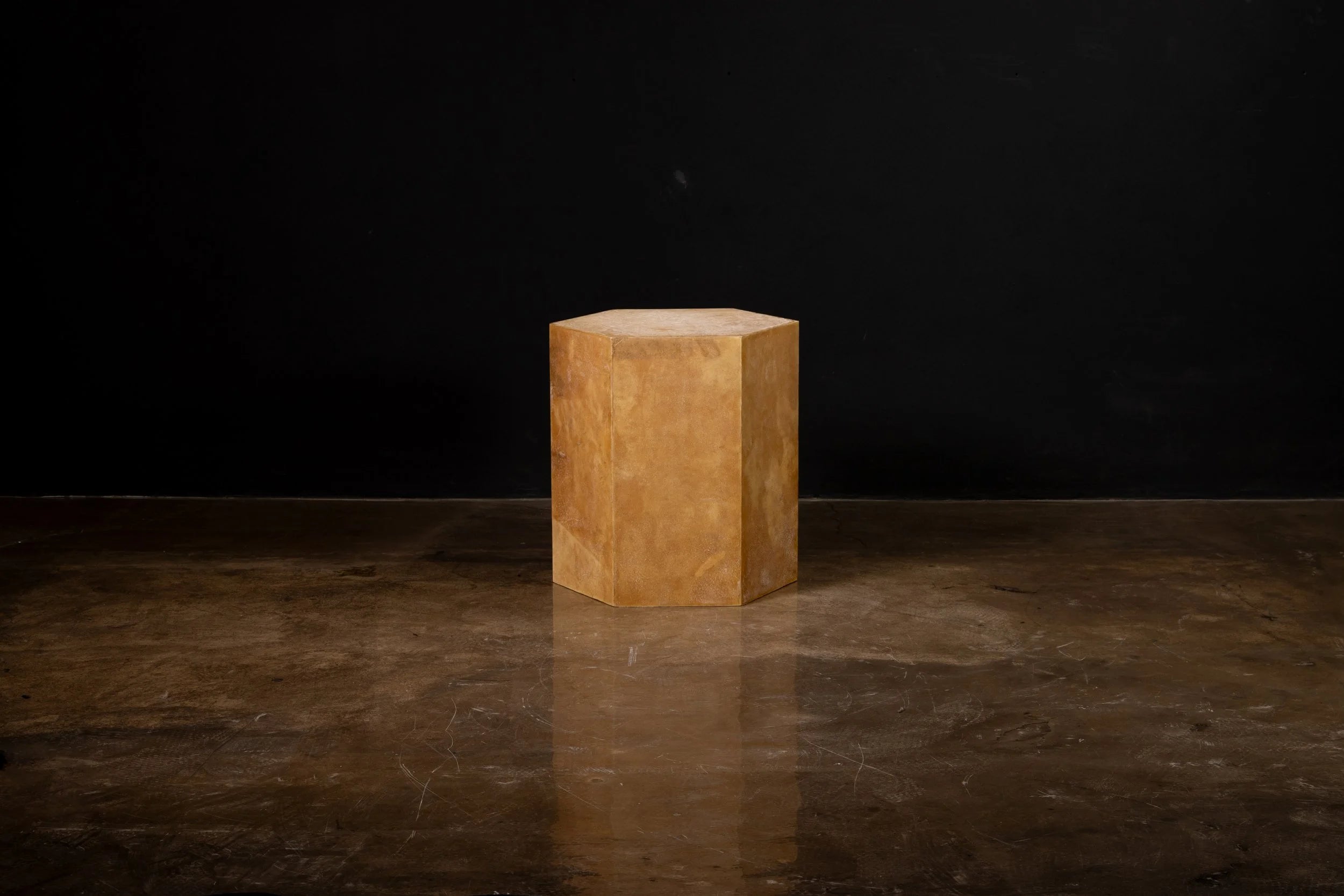 Pergamino Hex Chico Caramel