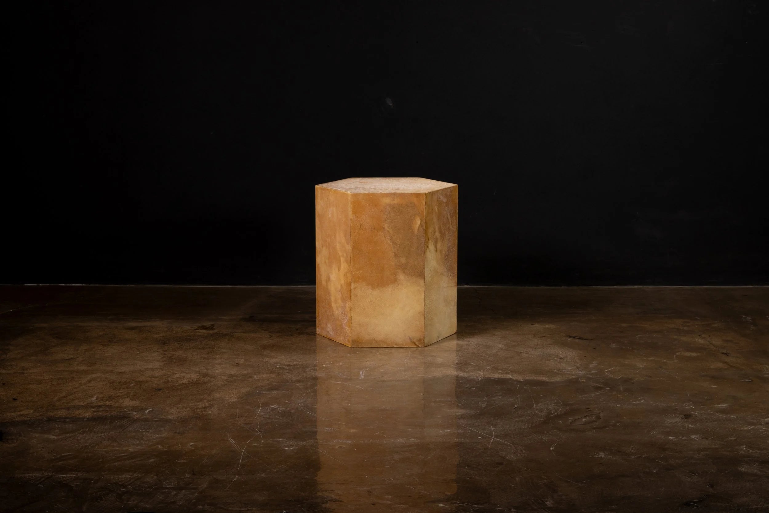Pergamino Hex Chico Caramel