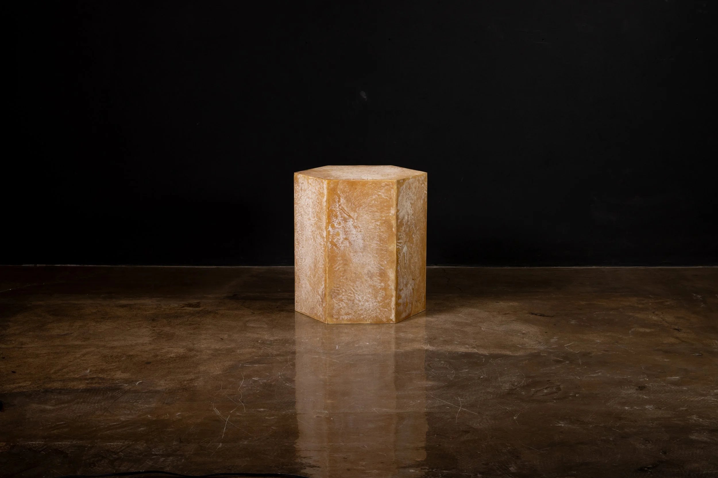 Pergamino Hex Chico Caramel