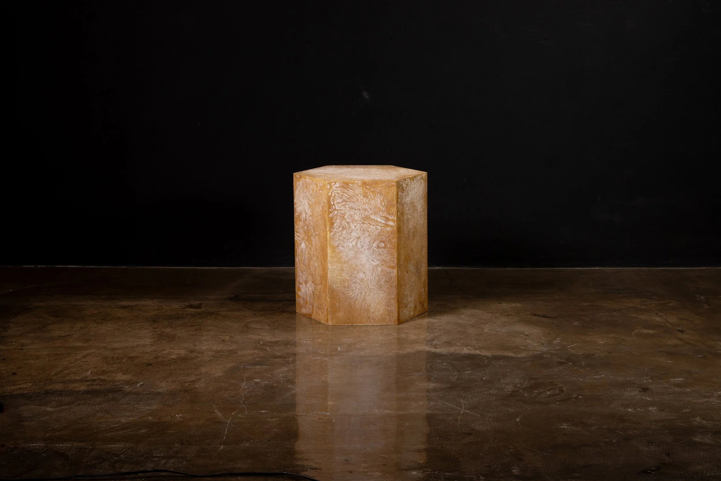 Pergamino Hex Chico Caramel