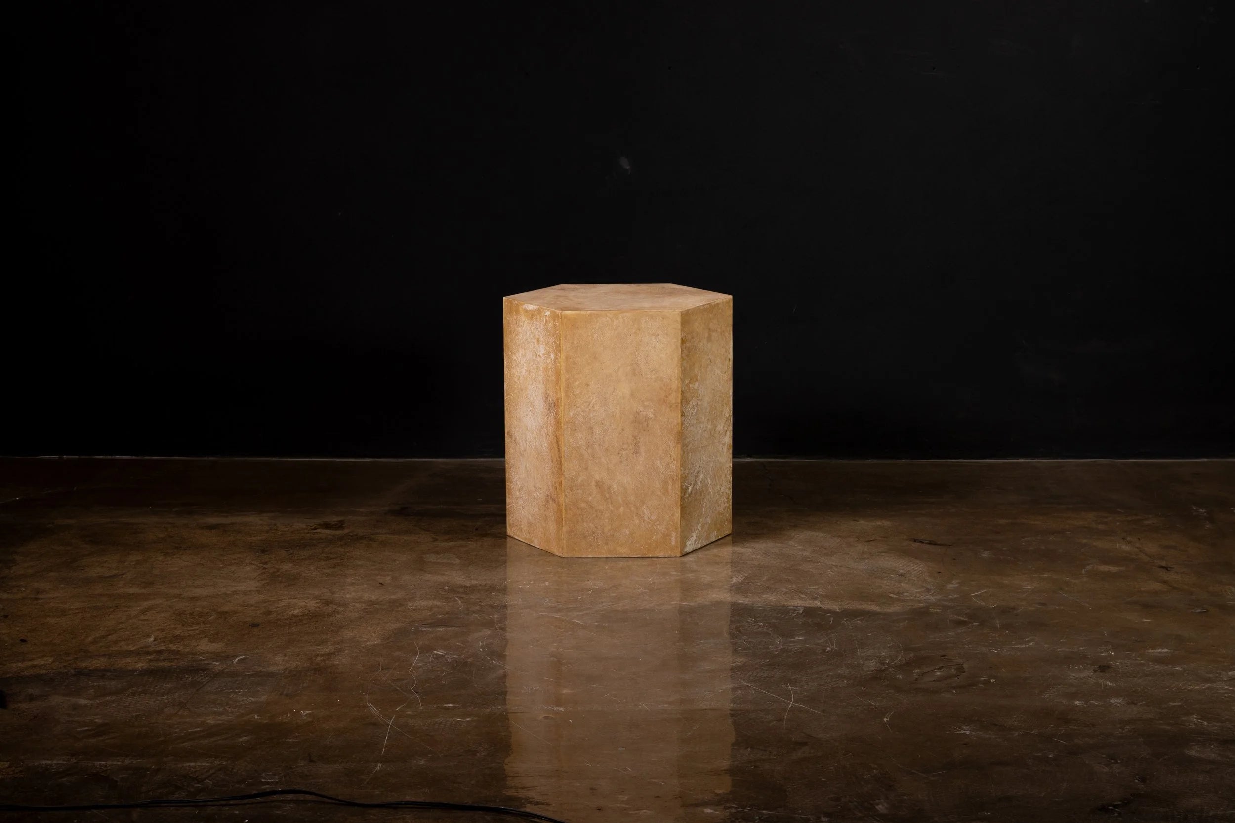 Pergamino Hex Chico Caramel