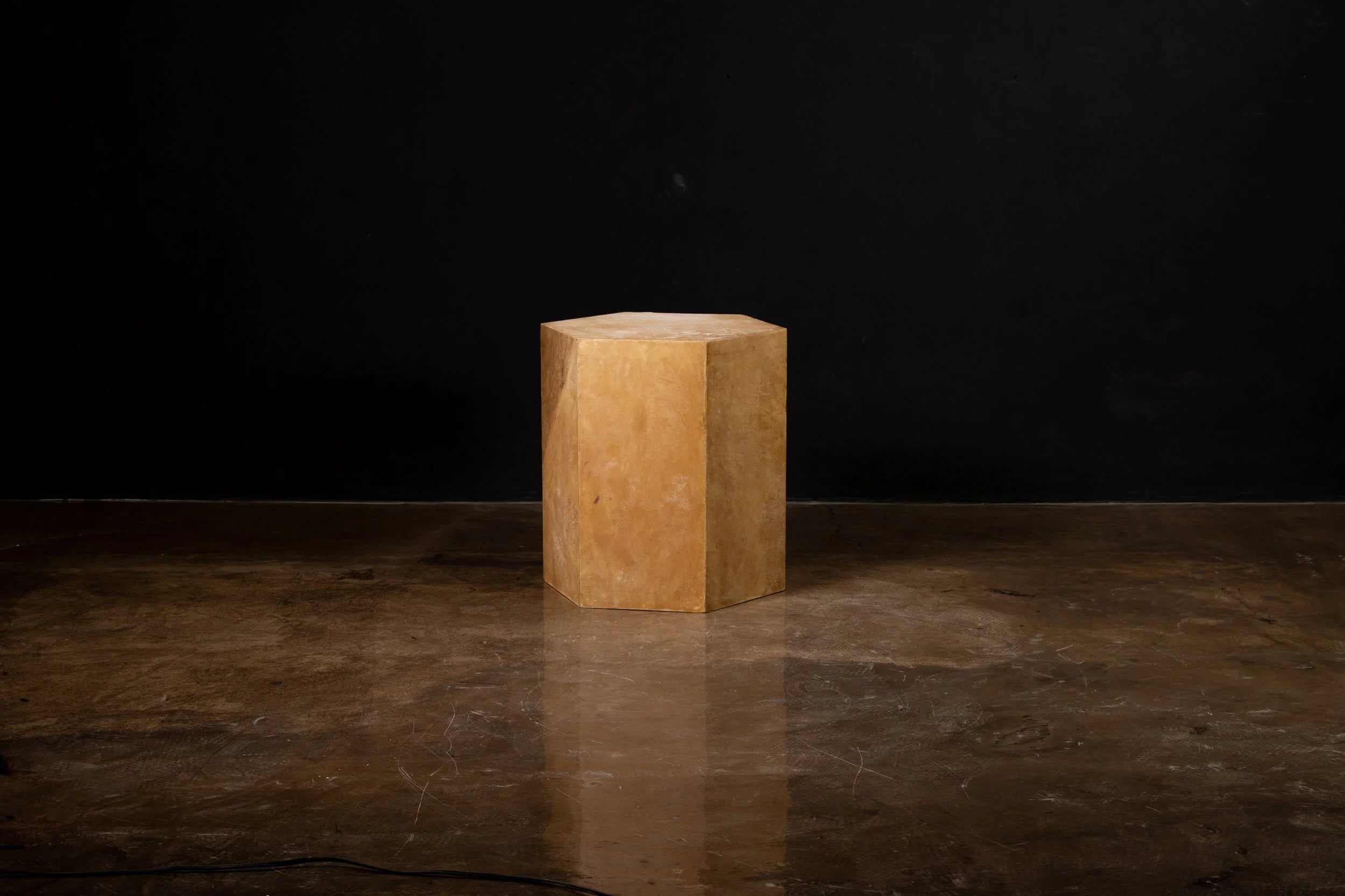 Pergamino Hex Chico Caramel
