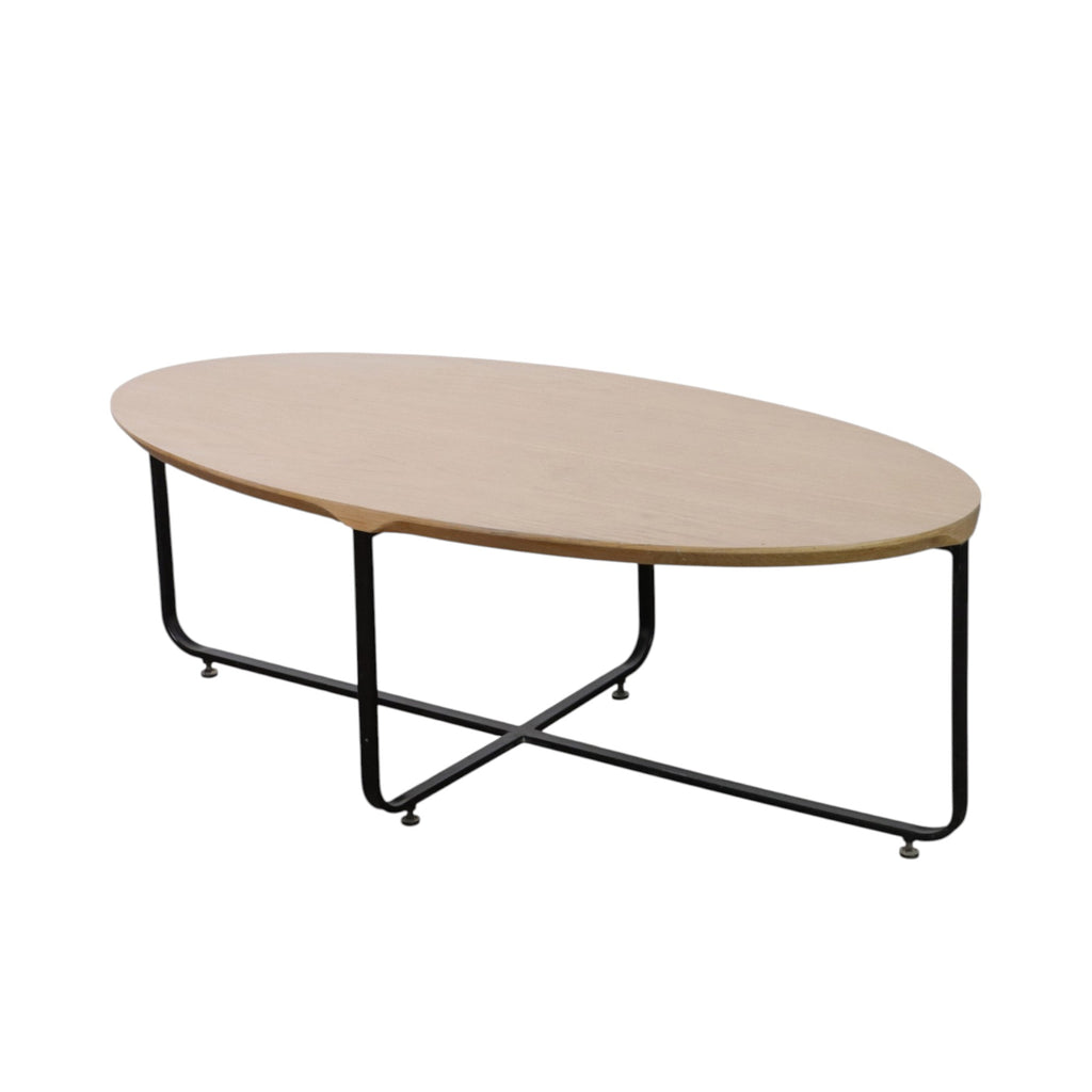 Oval Oak Coffee Table