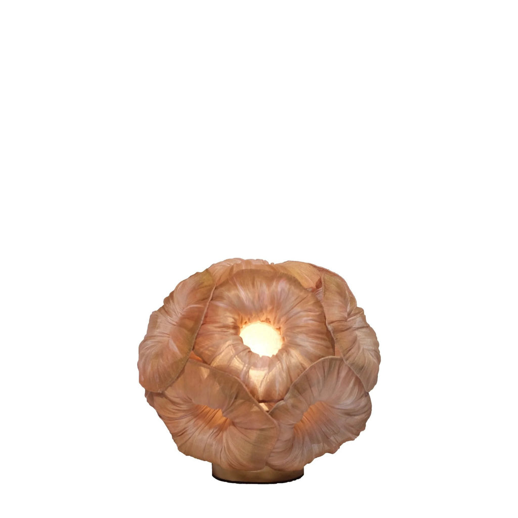 Anemone Hand-Painted Small Table Lamp from Mirei Monticelli