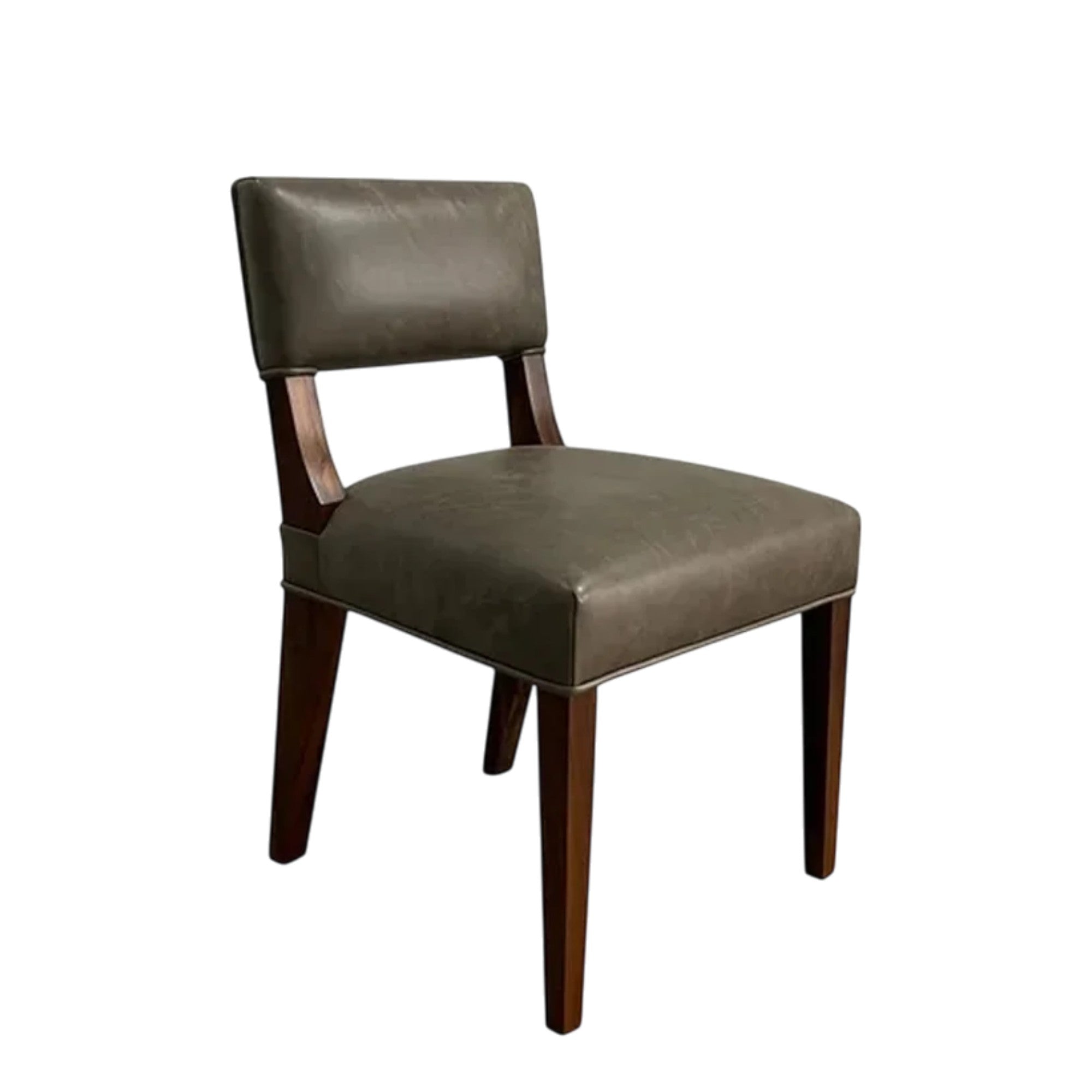 Bruno Chair in Gray Leather