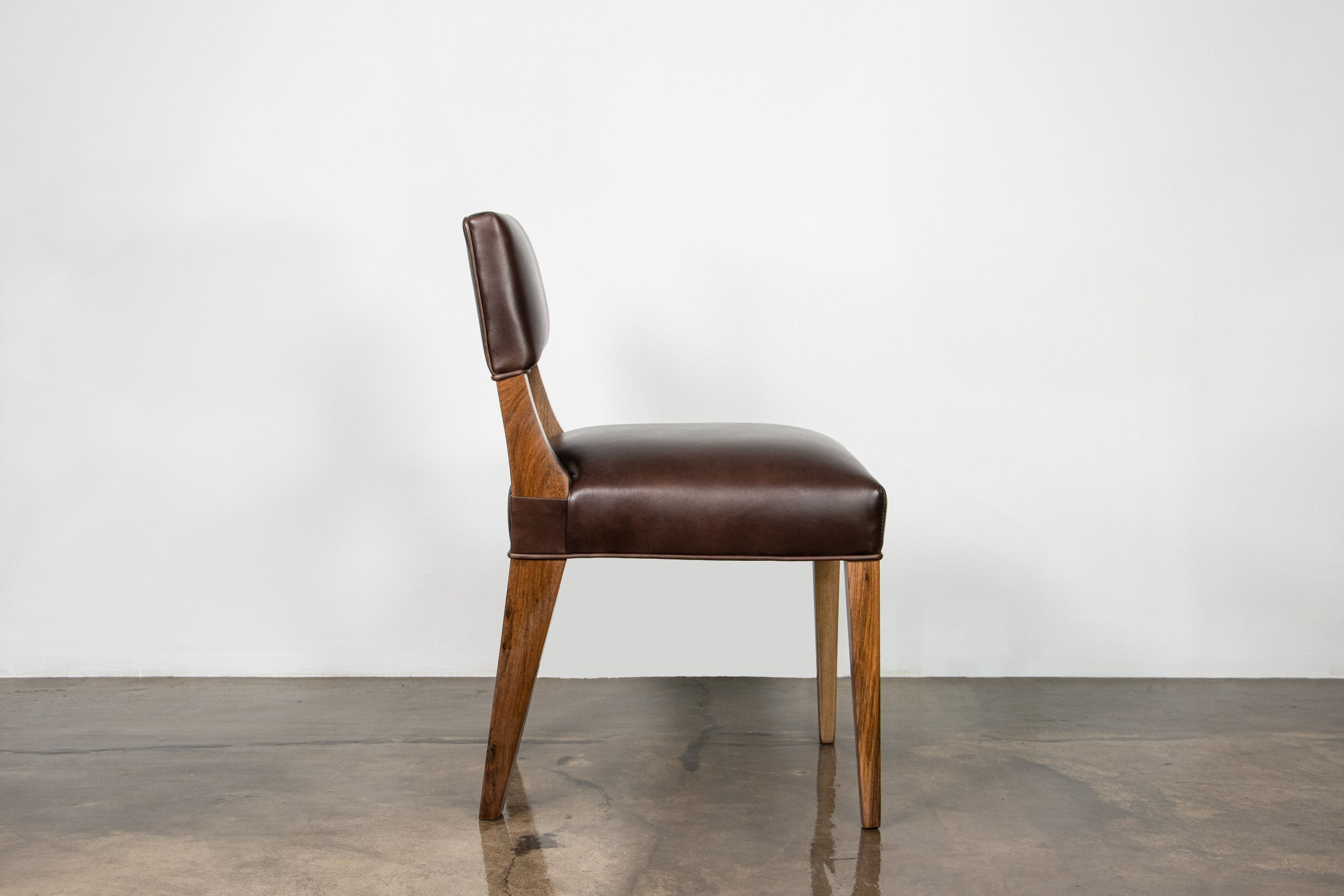 Bruno Chair in Chocolate Leather