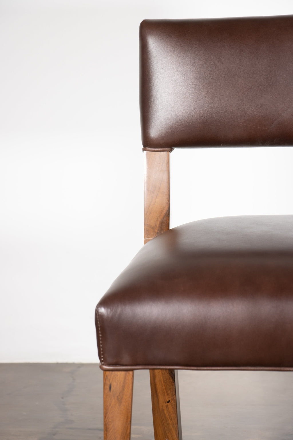 Bruno Chair in Chocolate Leather
