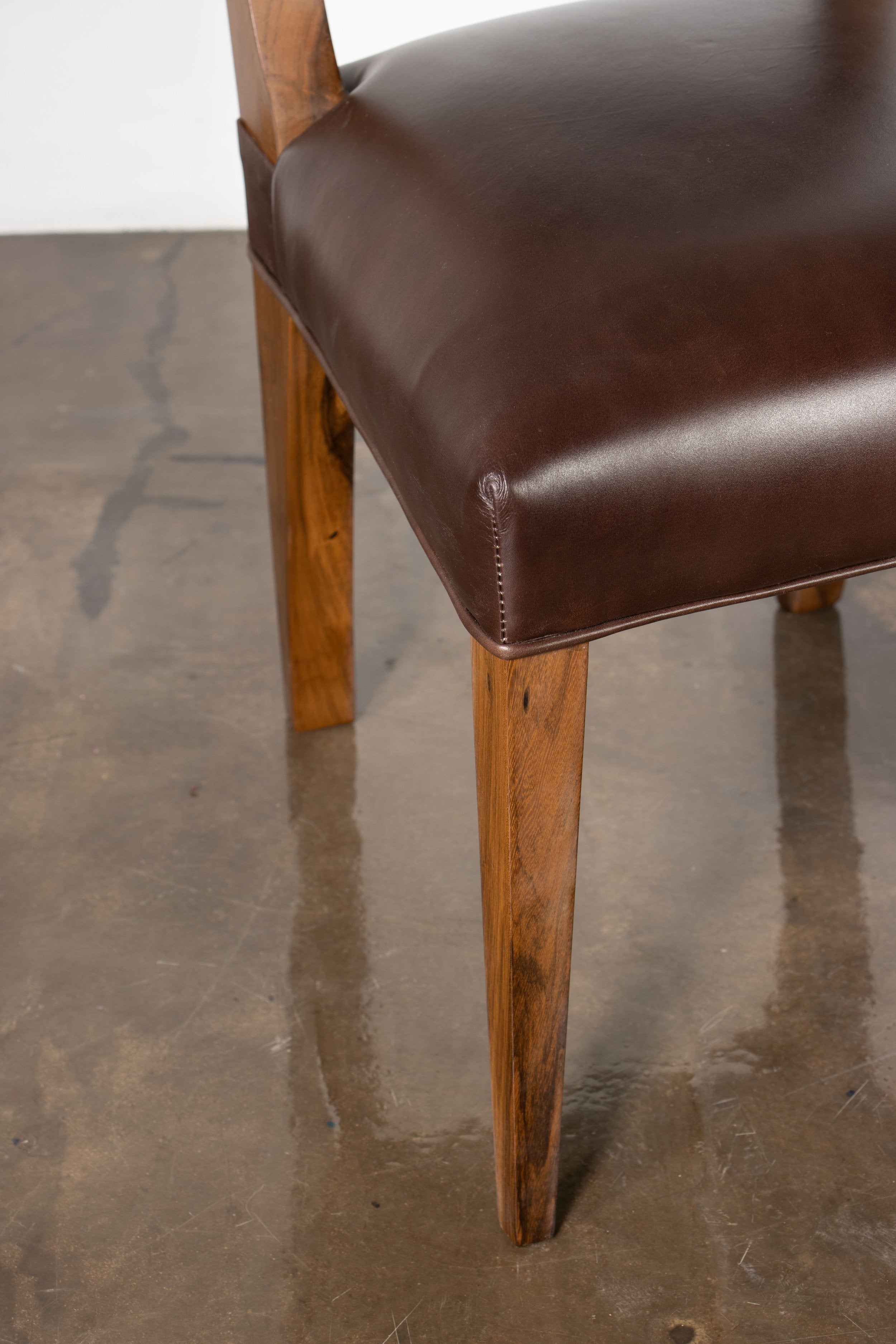 Bruno Chair in Chocolate Leather