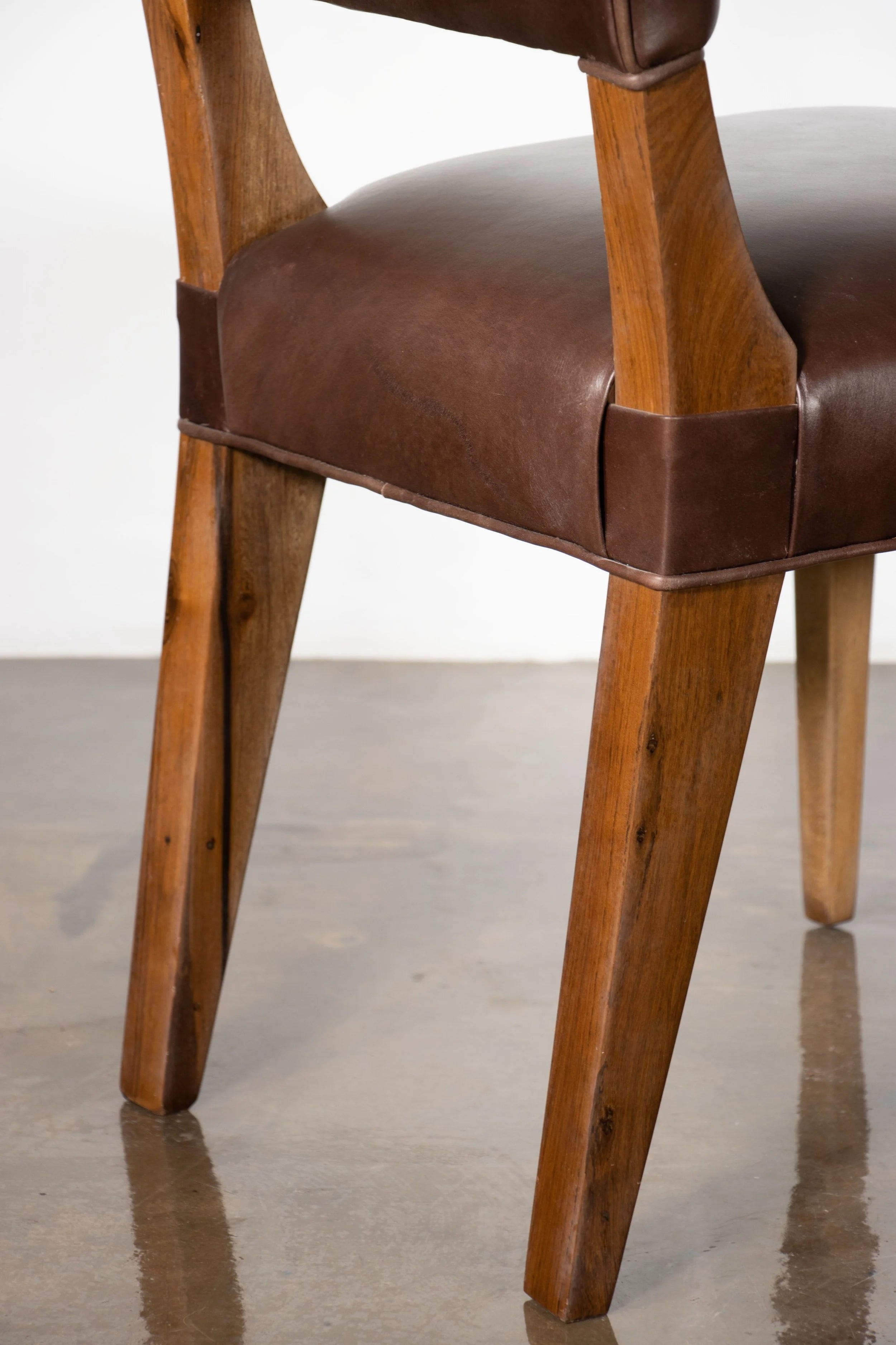 Bruno Chair in Chocolate Leather