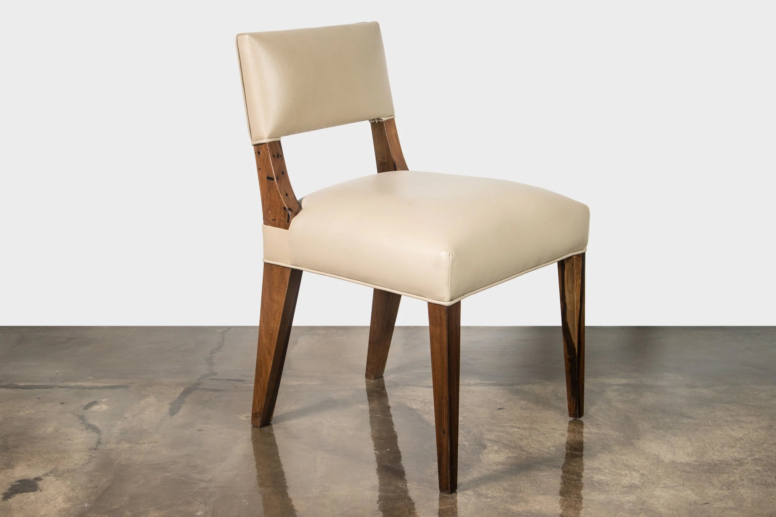 Bruno Chair in Light Chocolate Leather
