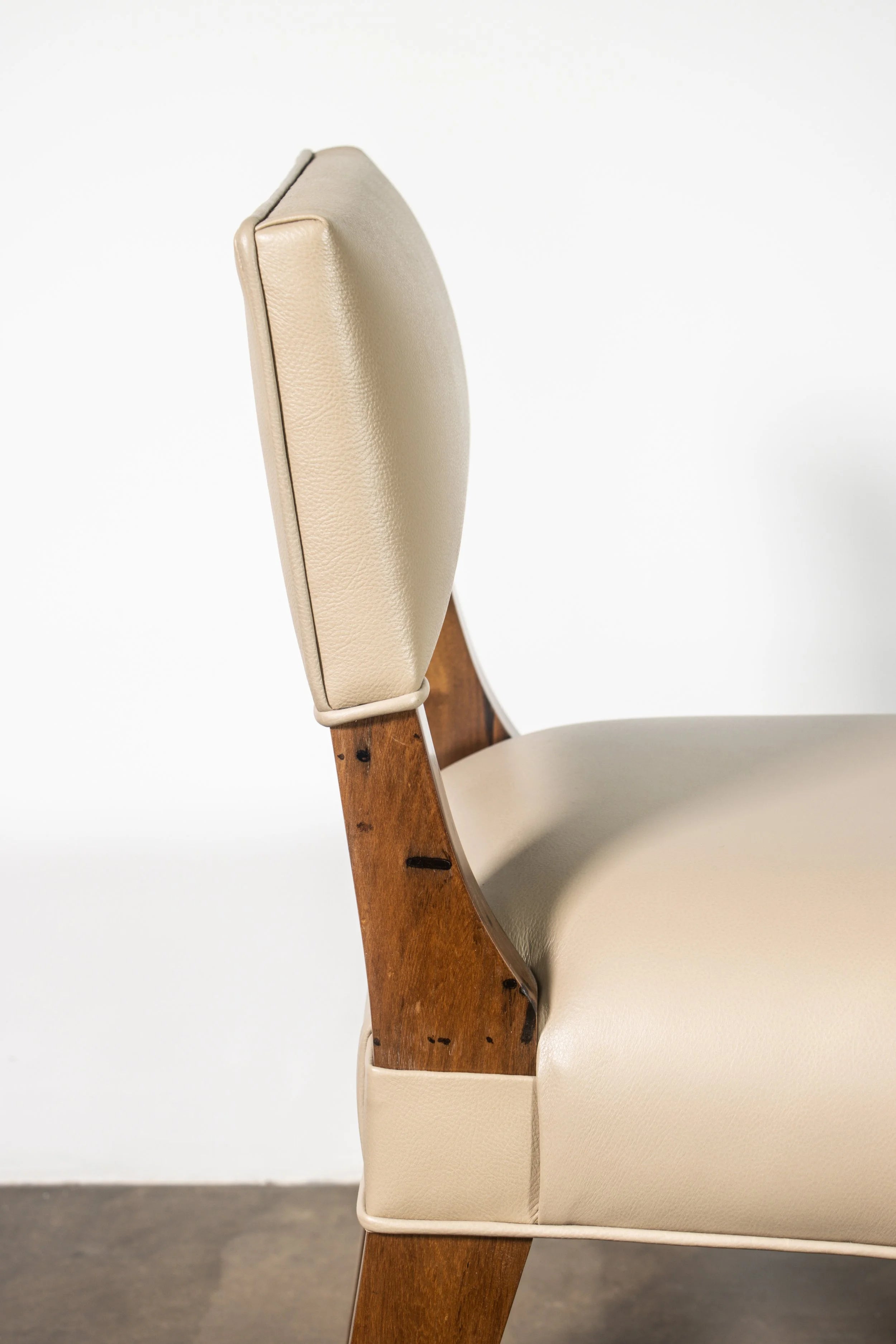 Bruno Chair in Light Chocolate Leather