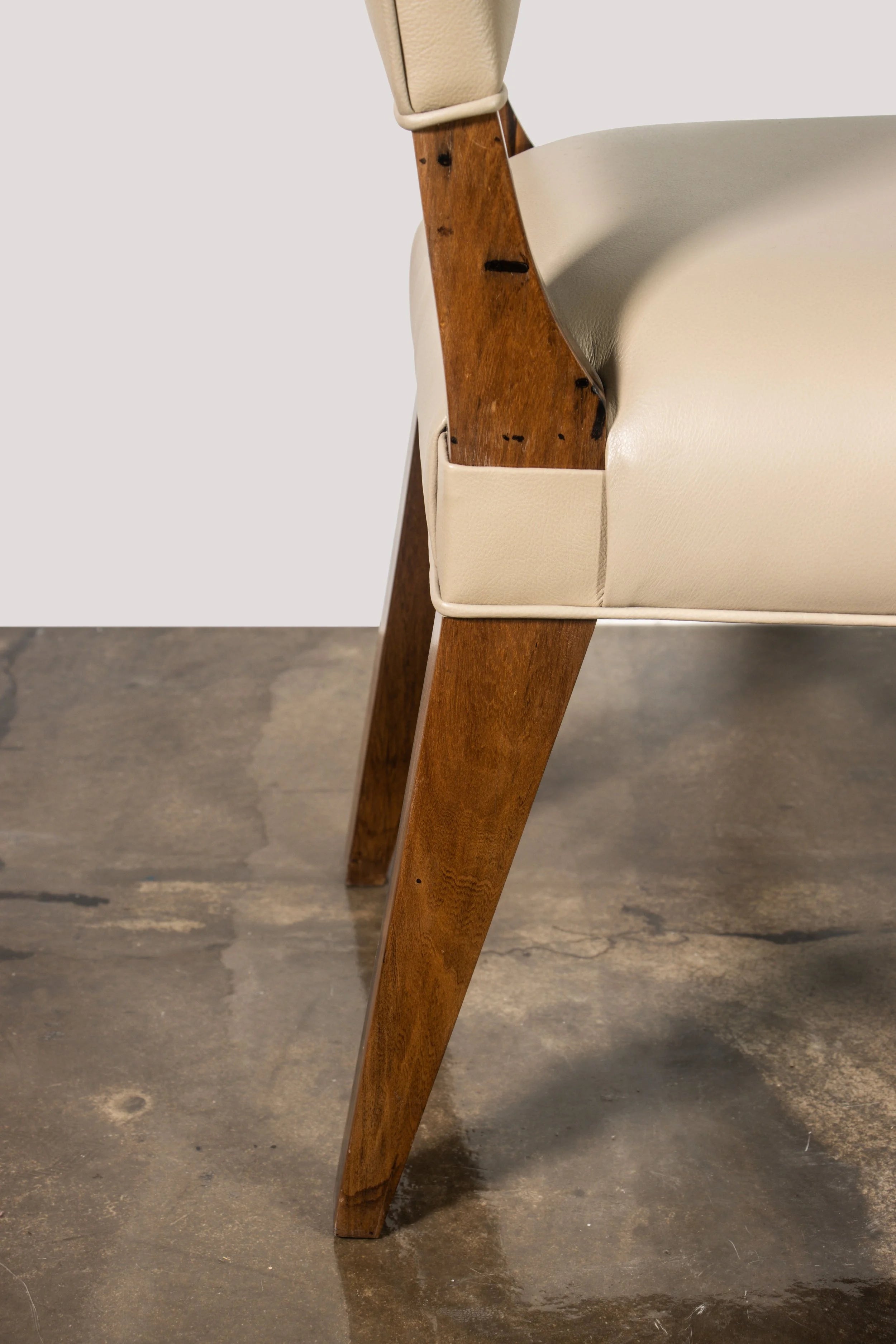 Bruno Chair in Light Chocolate Leather