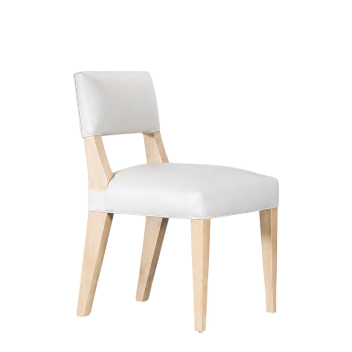 Bruno Chair in White Leather