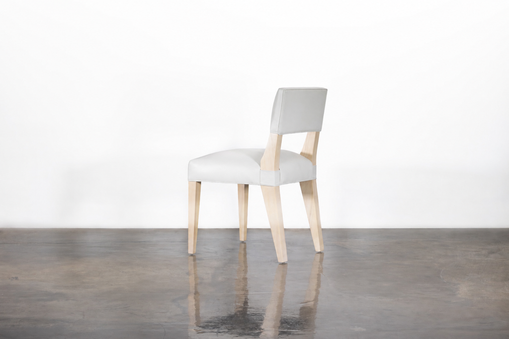 Bruno Chair in White Leather