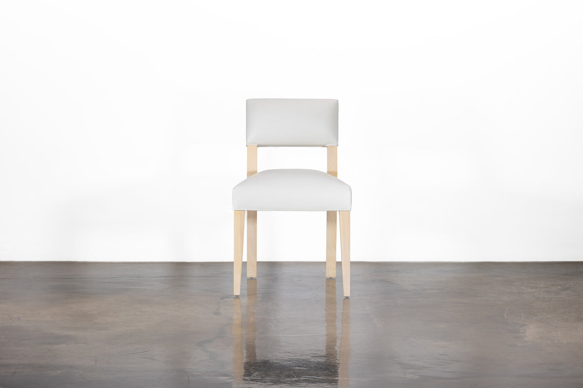 Bruno Chair in White Leather