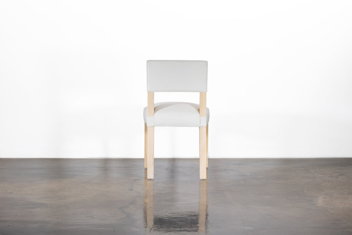 Bruno Chair in White Leather