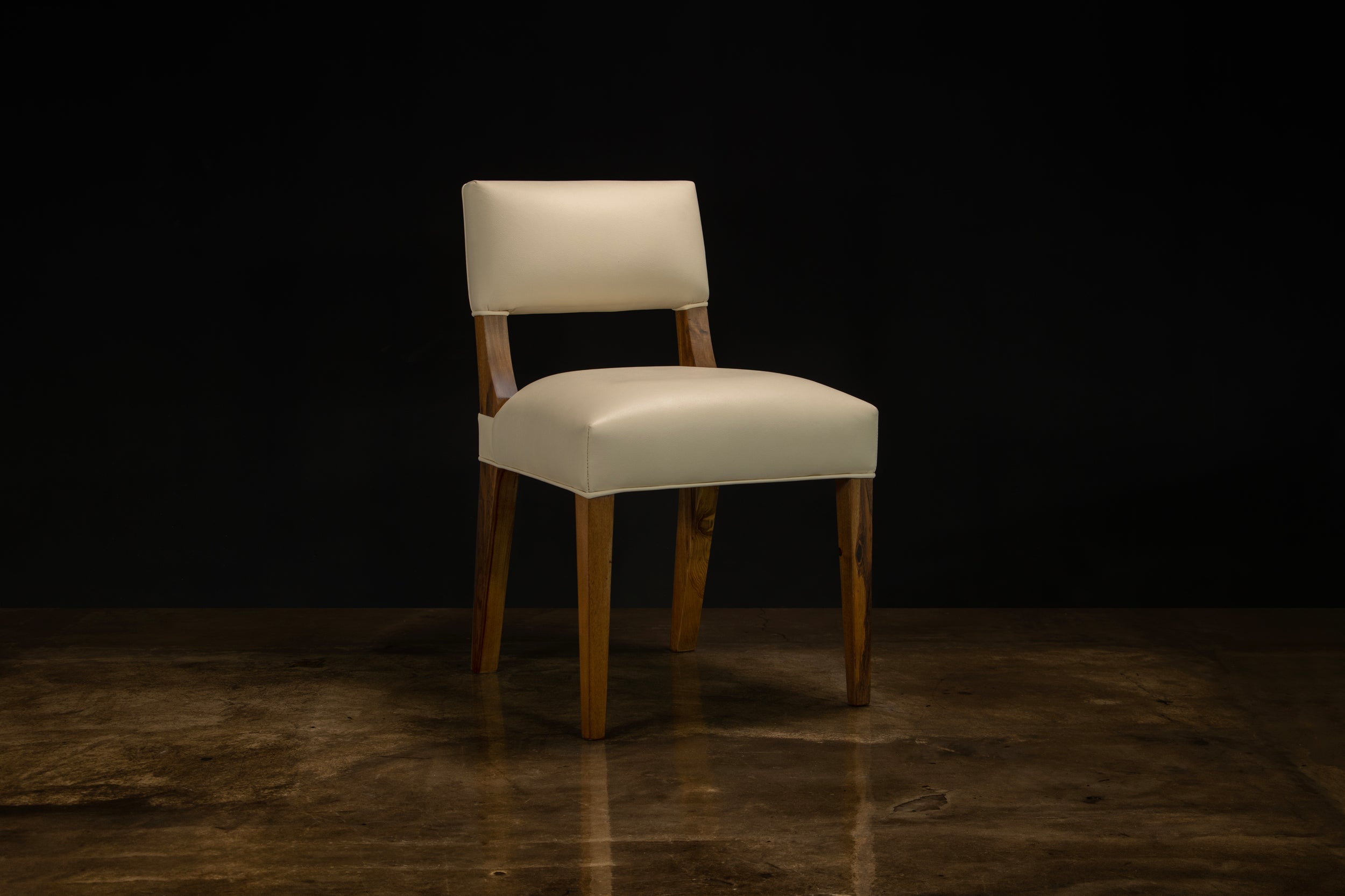 Bruno Chair in Beige Leather