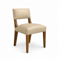 Bruno Chair in Beige Leather