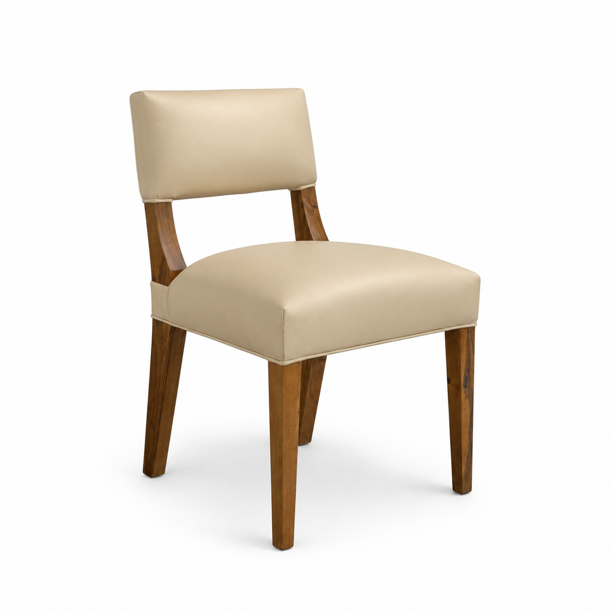 Bruno Chair in Beige Leather