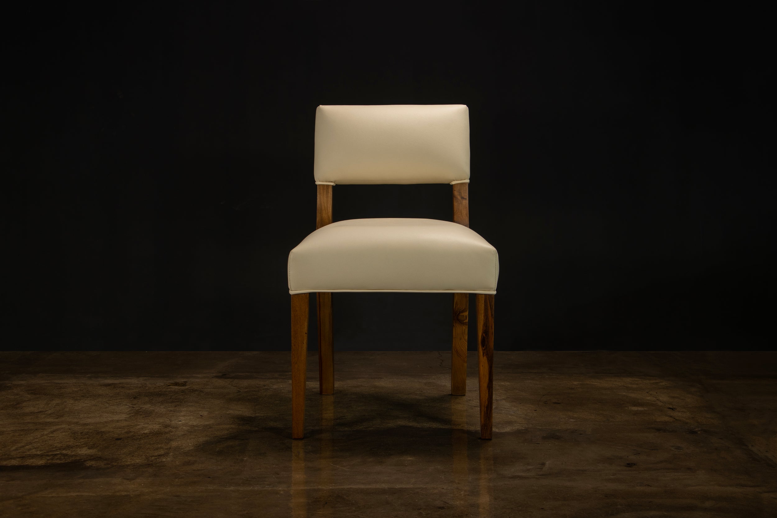 Bruno Chair in Beige Leather