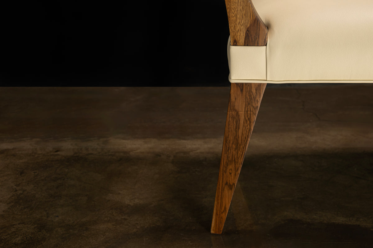 Bruno Chair in Beige Leather