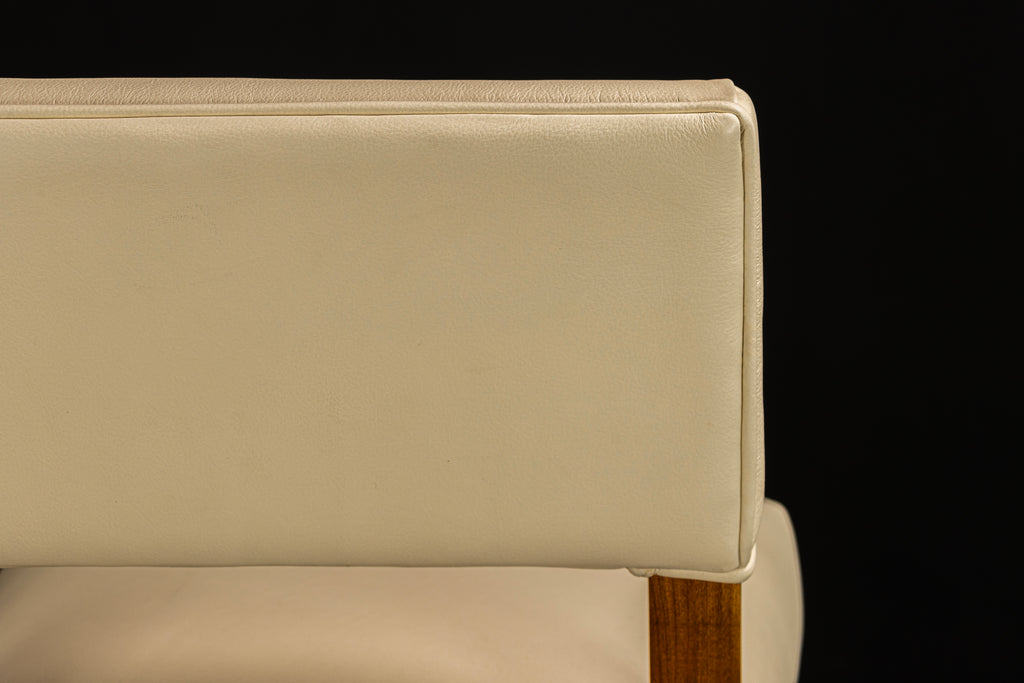 Bruno Chair in Beige Leather