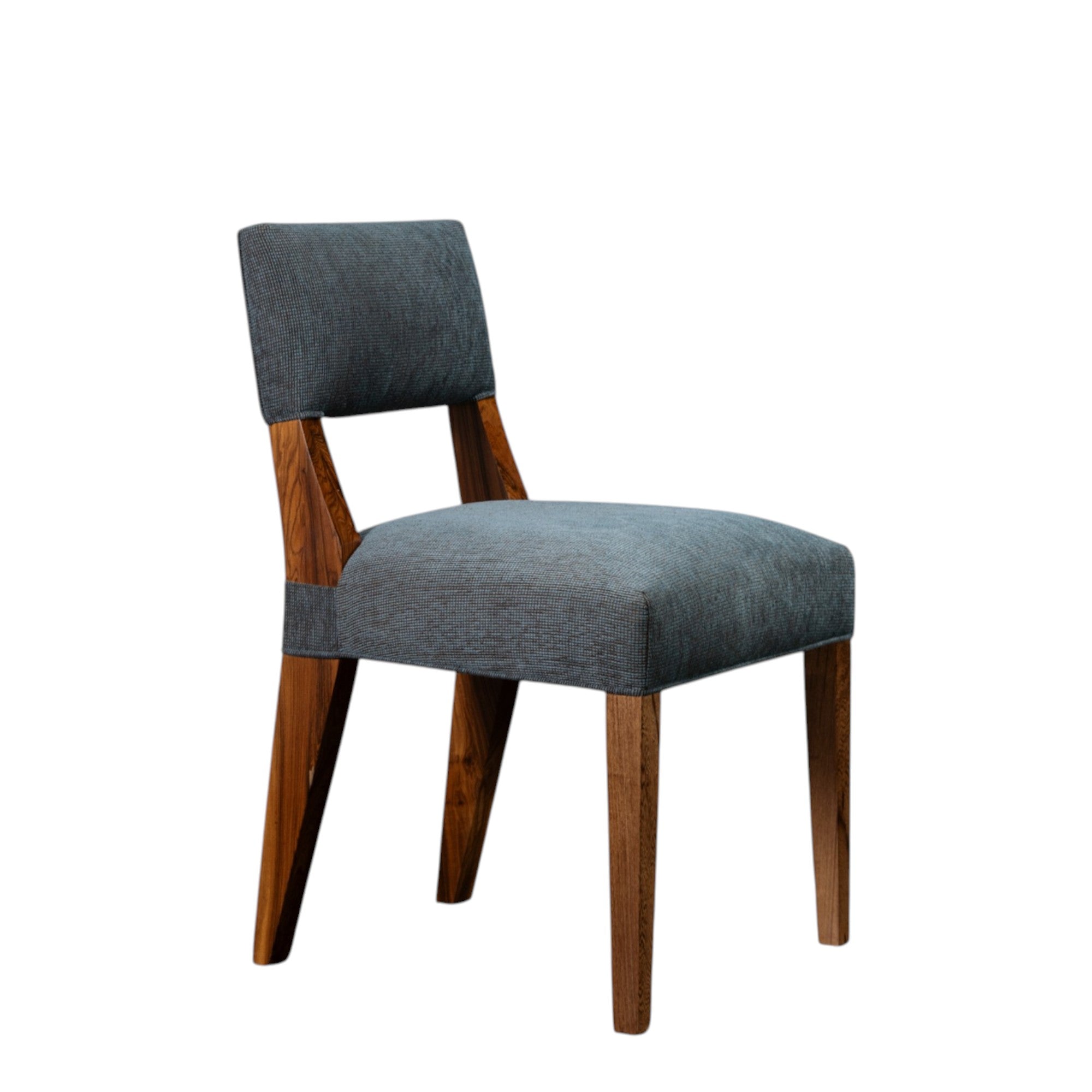 Bruno Chair in Blue Fabric