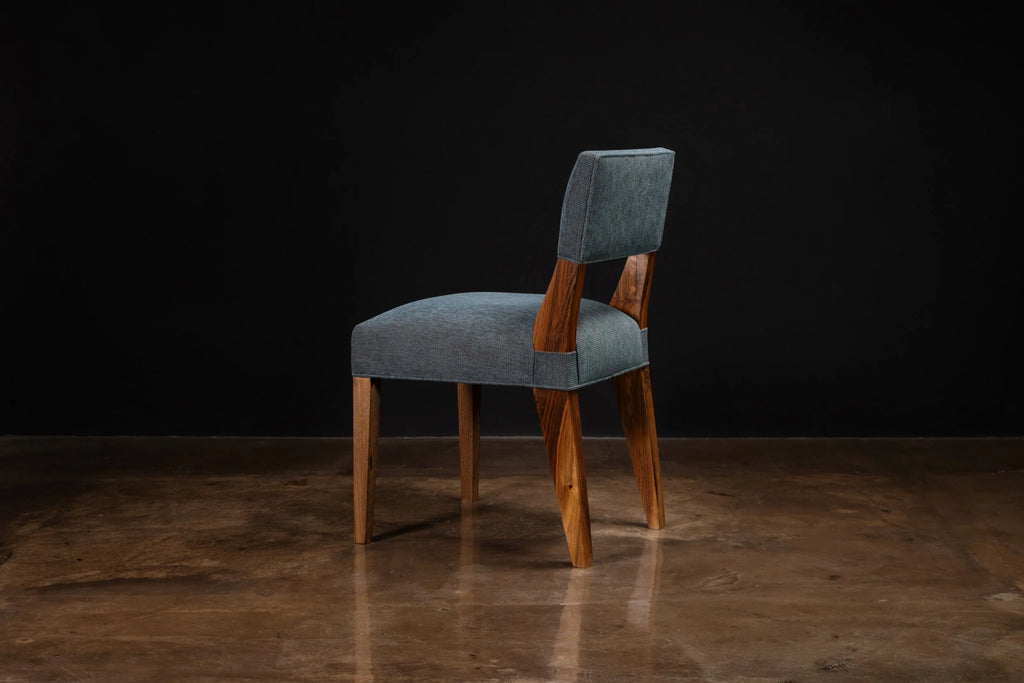 Bruno Chair in Blue Fabric