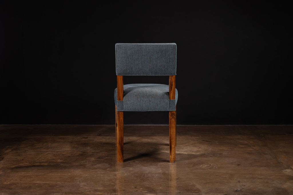 Bruno Chair in Blue Fabric