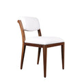 Gianni Chair in White Fabric